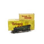 Tri-ang TT Gauge T91 and T92 ‘Windsor Castle’ matt green Locomotive and Tender, in original boxes,