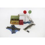 French Hornby 0 Gauge 3-rail Electric Track and Accessories, track including two pairs points,