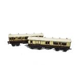 London and North-Western Railway 0 Gauge Bogie Coaches by Bing and Märklin for B-L, both in LNWR ‘