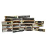 Fleischmann and Arnold N Gauge Goods and Passenger Rolling Stock, including DB Stainless Steel