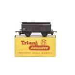 Tri-ang TT Gauge Continental CT 574 SNCF Mineral wagon, in dark brown, unboxed, VG-E