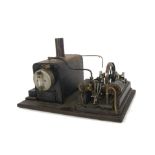 A Scratchbuilt Live Steam Spirit-fired Two-Cylinder Compound Horizontal Mill Engine, designed and