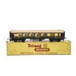 Tri-ang TT Gauge T185 Pullman Kitchen Car ‘Eagle’, in an incorrect TT box, G-VG