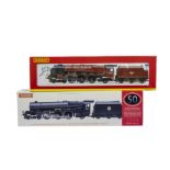 Hornby (China) 00 Gauge BR Princess Class Locomotives and Tenders, R2552 maroon Coronation Class