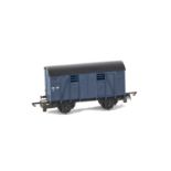 Tri-ang TT Gauge Continental CT573 SNCF Cattle Wagon, in blue, unboxed, VG-E