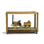 A Scratch-built 2” Gauge Unpowered Model of Stephenson’s ‘Rocket’ Locomotive and Tender in Case,