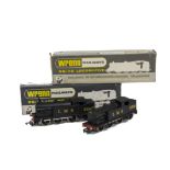 Two Wrenn 00 Gauge W2215 LMS black 0-6-2 Tank Locomotive, No 2385 both with single sheet