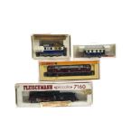 Fleischmann and Arnold N Gauge Locomotives, Piccolo 7160 DB black 4-6-0 Locomotive and Tender No 038