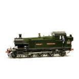 A 3½” Gauge GWR ‘Small Prairie’ 2-6-2 Coal-fired Live Steam Tank Locomotive No 4549 and display