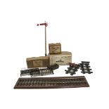 A Good Collection of 0 Gauge Track and Signalling Components by Various Makers, including a group of