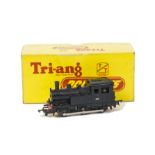 Tri-ang TT Gauge Continental CT590 0-6-0 black Tank Engine, in a T90 box, VG, lacks body fixing