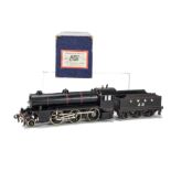 A Bassett-Lowke 0 Gauge Live Steam Spirit-fired LNER ‘Mogul’ 2-6-0 Locomotive and Tender, with