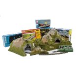Large quantity of N Gauge Track Scenery Buildings and electricals, including NOCH pre-formed