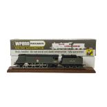 A Special Limited Edition Wrenn 00 Gauge W2416 BR Green ‘Biggins Hill’, with wooden plinth, track