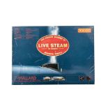 Hornby 00 Gauge Live Steam R1041 Mallard Set, comprising unused Mallard, track Controller and