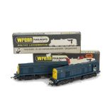 Two Wrenn 00 Gauge W2230 BR blue Class 20 Bo Bob Diesel Electric Locomotives, W2230 No 8003 and