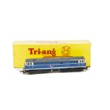 Tri-ang TT Gauge T96 A1A A1A Diesel Locomotive, repainted in BR blue and numbered D5516, in original