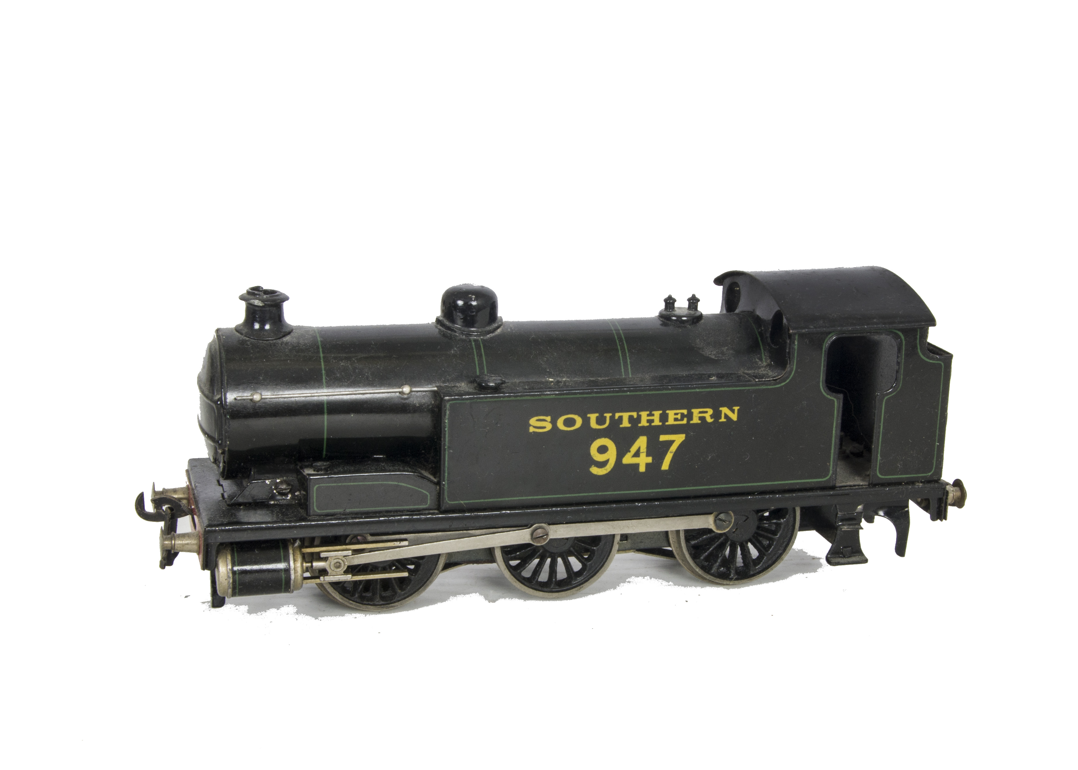 A Bassett-Lowke (Winteringham) 0 Gauge Electric ‘Standard’ 0-6-0 Tank Locomotive, in lined