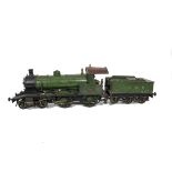 A 2½” Gauge Freelance Live Steam 4-4-0 Locomotive and 6-wheeled Tender, by unknown maker, the