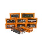 Bemo H0e Goods Rolling Stock, including Baggage Cars, Container wagon and vans, all in original