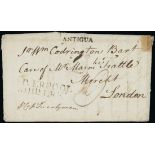 Antigua Early Letters and Handstamps 1783 (22 May) entire letter ex the Codrington correspondence p