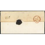 Bahamas Early Letters and Handstamps 1835 (16-25 Mar.) entire letter from Nassau to London,