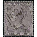 Antigua Great Britain Stamps Cancelled "A18" at English Harbour 6d. lilac with a good legible partl