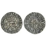 Henry VII (1485-1509), Groat, type IIIB/A, 3.06g, m.m. escallop/cinquefoil, henric etc, rosette sto