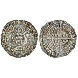 Henry VII (1485-1509), Groat, type IIIB/C mule, 3.05g, m.m. pansy, henric di gra rex angl z franc,