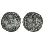 Henry VII (1485-1509), Halfgroat, London, 1.47g, m.m. lis, henric di gra rex agl z, saltire stops,