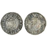 Henry VII (1485-1509), regular issue, Groat, 2.96g, m.m. pheon and cross crosslet/pheon, henric vii