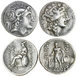 Kingdom of Thrace, Lysimachos (323-281 BC), AR Tetradrachm, 16.86g, Amphipolis (?), diademed head o