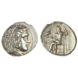 Kingdom of Macedon, Alexander III, the Great (336-323 BC), AR Tetradrachm, 17.12g, Tyre, head of yo