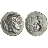 Kingdom of Thrace, Lysimachos (323-281 BC), AR Tetradrachm, 16.95g, Lampsakos, diademed head of Ale