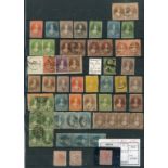 New Zealand 1857-1909 mint and used selection (86) on stock pages,