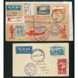 New Zealand Covers and Cards Air Mail 1931-2011, selection of 97, including 1931 3d. (3), 4d., 7d.,