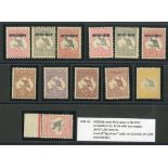 Australia 1913-36 a selection of mint Kangaroos