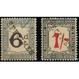 South Africa Postage Due Stamps 1914-22 ½d. to 1/- set of seven with additional 5d., and 1926 3d.,