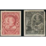 Bradbury, Wilkinson Dummy Stamps King Edward VII 1d. engraved proof in red inscribed "postage/spec