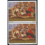 Great Britain Queen Elizabeth II Issues 1967 Christmas 1/6d. Adoration of the Shepherds, variety Go