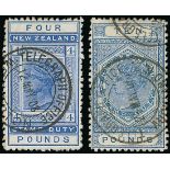 Telegraph Stamps Commonwealth Issues New Zealand 1903-1902 collection on stock sheets