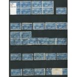 New Zealand 1902-07 Local Print, Single Lined Watermark, Perf. 11 2½d. Lake Wakatipu, mint (14) and