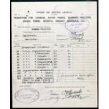 The Oryx Collection of South West Africa: Tribal Tax Part I c.1940 collection of documents (12) re