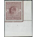 Great Britain King Edward VII Issues 1911-13 Somerset House 2/6d. dull reddish purple, unmounted mi