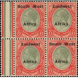 South West Africa 1924 (Dec.)-27 (Feb.) Settings VI and VIa This issue was overprinted in complete