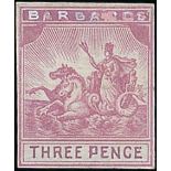 Barbados 1892-1910 Seal of the Colony Issue Essay Proofs The following seventeen lots are all simil