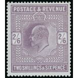 Great Britain King Edward VII Issues 1911-13 Somerset House 2/6d. dull greyish purple, unmounted mi