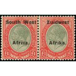 South West Africa 1924 (Dec.)-27 (Feb.) Settings VI and VIa This issue was overprinted in complete