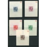 Bradbury, Wilkinson Dummy Stamps Grand Duchess Charlotte design inscribed "stamp essay,