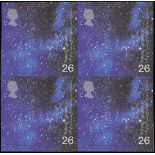 Great Britain Queen Elizabeth II Issues 2000 Millennium Projects 26p. Night Sky, imperforate block